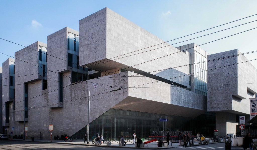 Grafton設計的米蘭Bocconi大學門面建築