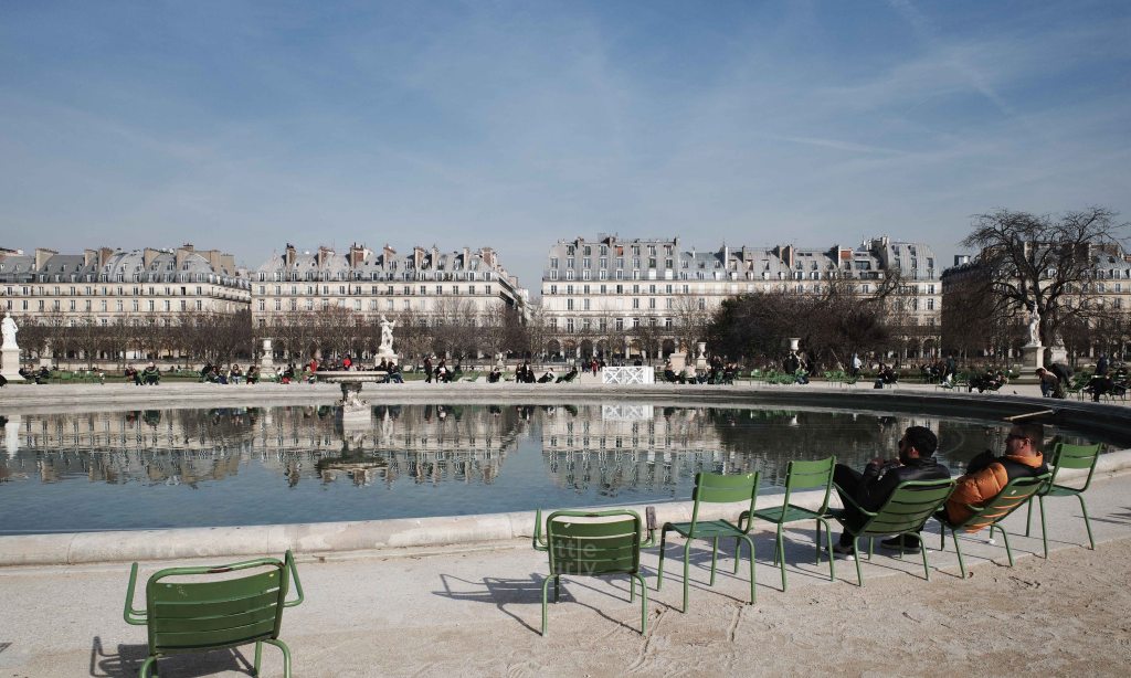 法國 巴黎 杜樂麗花園 噴水池